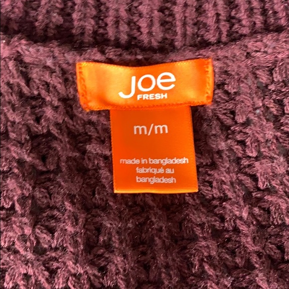 Joe Fresh purple knit cardigan - Picture 3 of 3